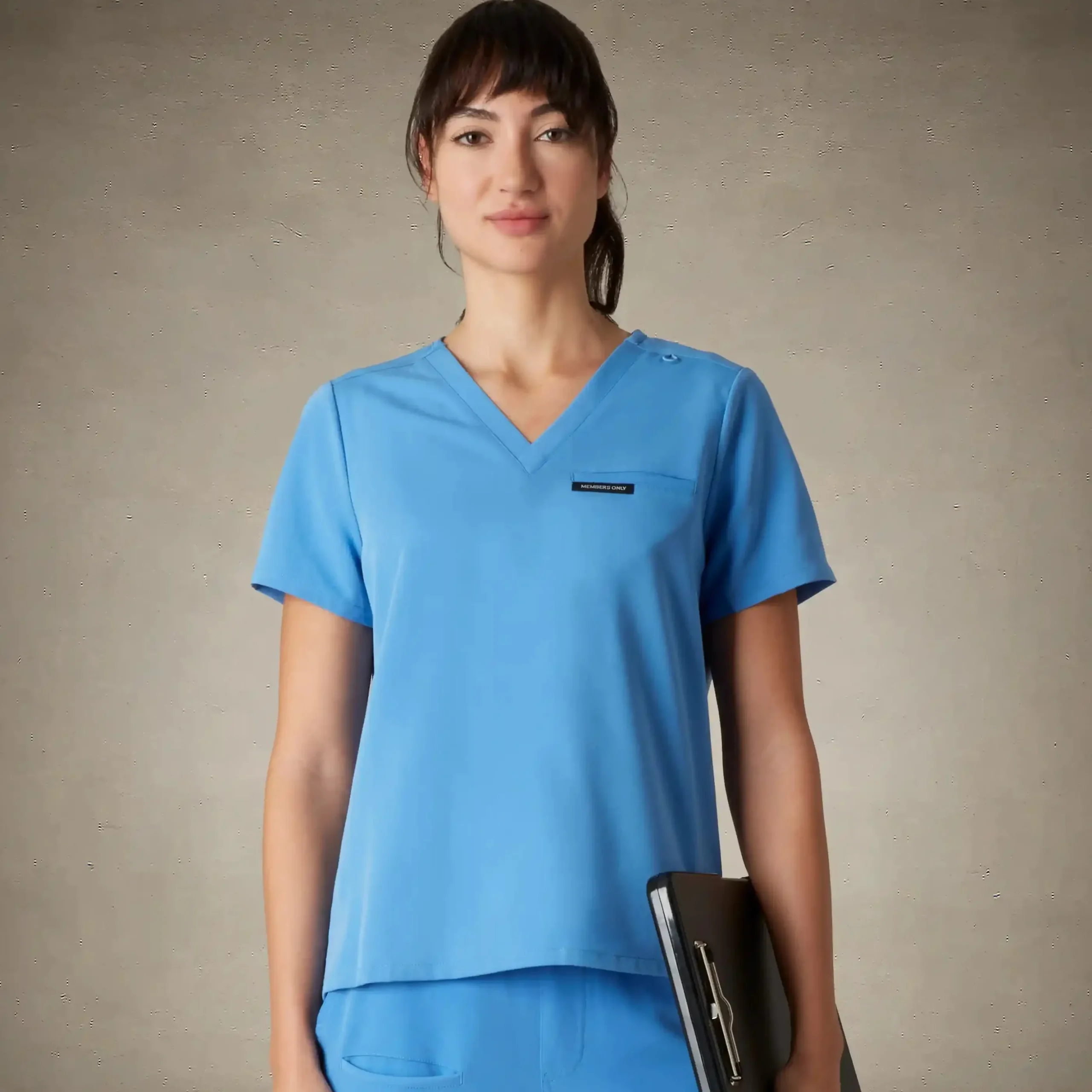 Bari 1-Pocket Scrub Top