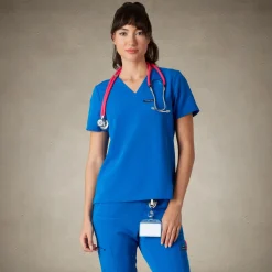 Bari 1-Pocket Scrub Top