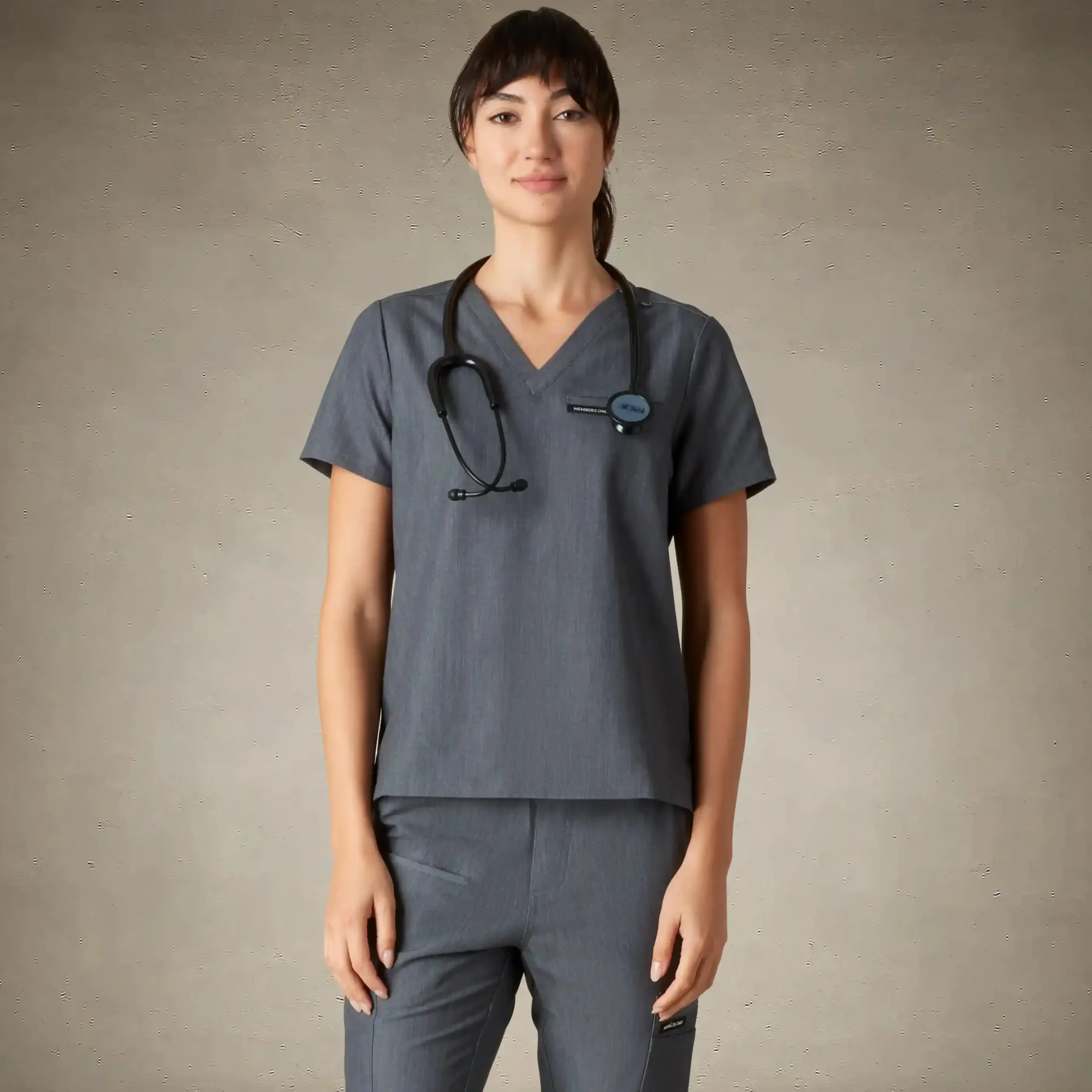 Bari 1-Pocket Scrub Top