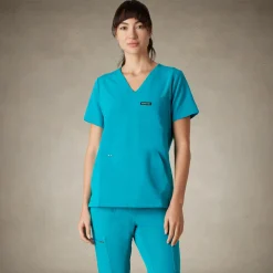 Cordoba 5-Pocket Scrub Top