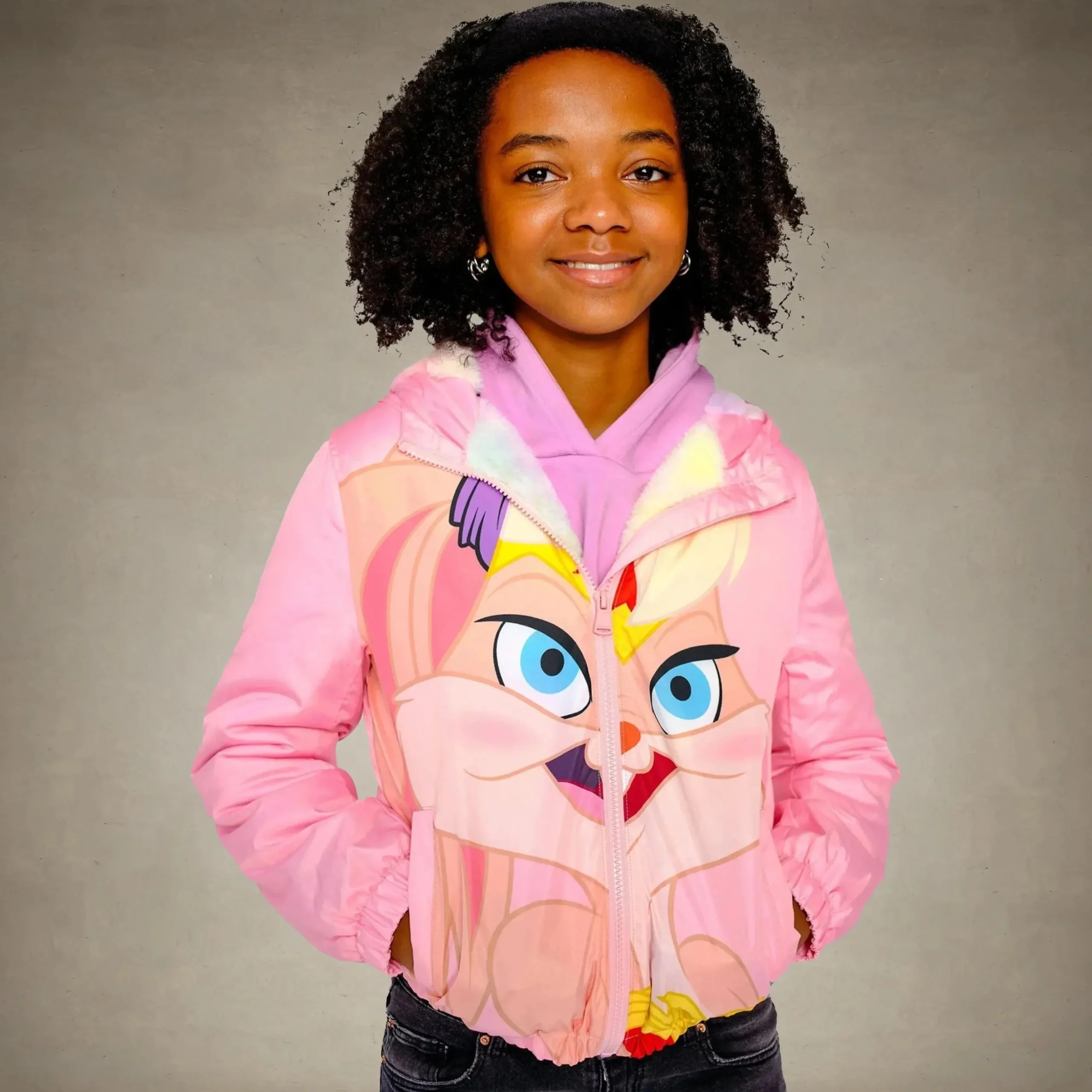 Girl's Midweight with Fur Lining Jacket - FINAL SALE