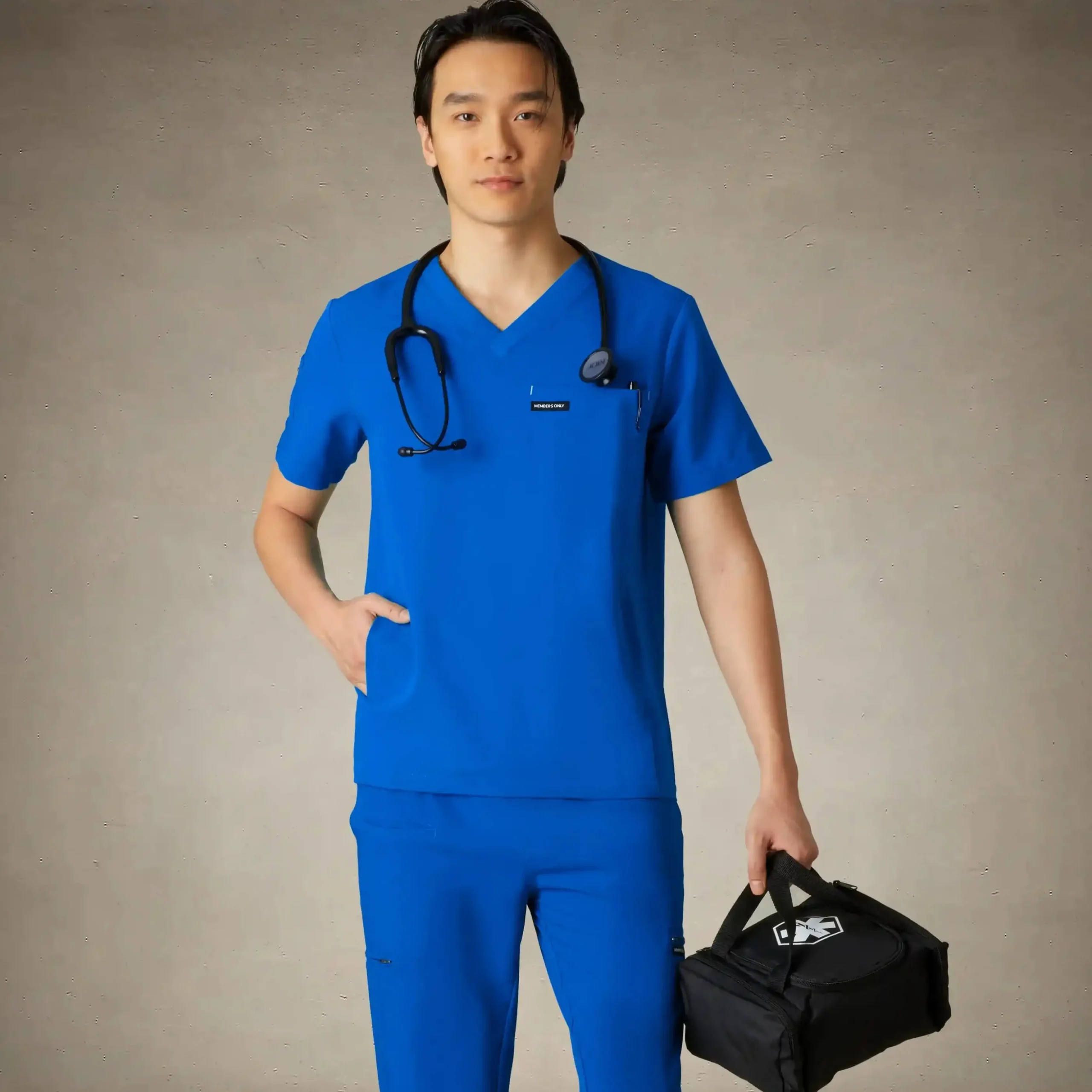 Manchester 3-Pocket Scrub Top