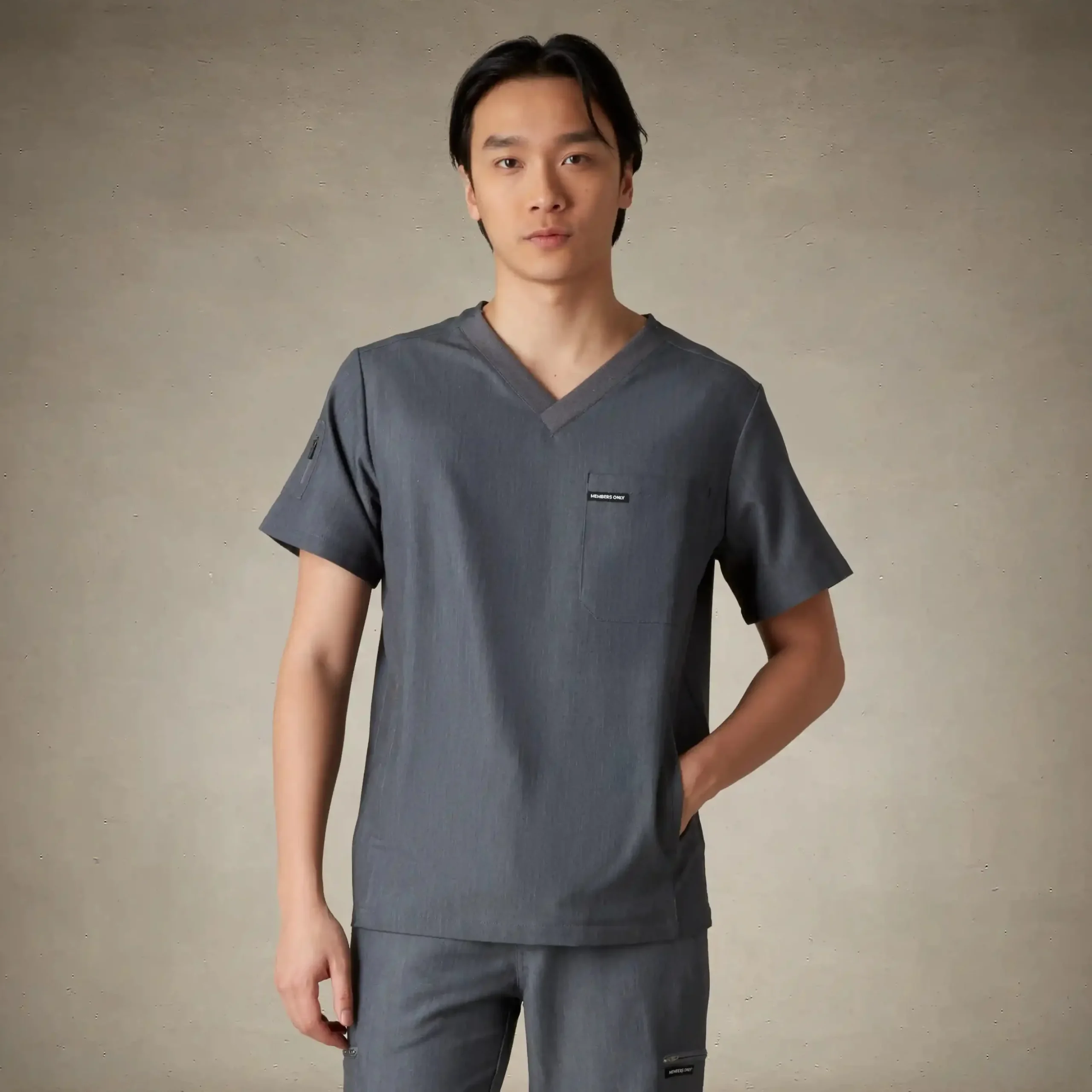 Manchester 3-Pocket Scrub Top