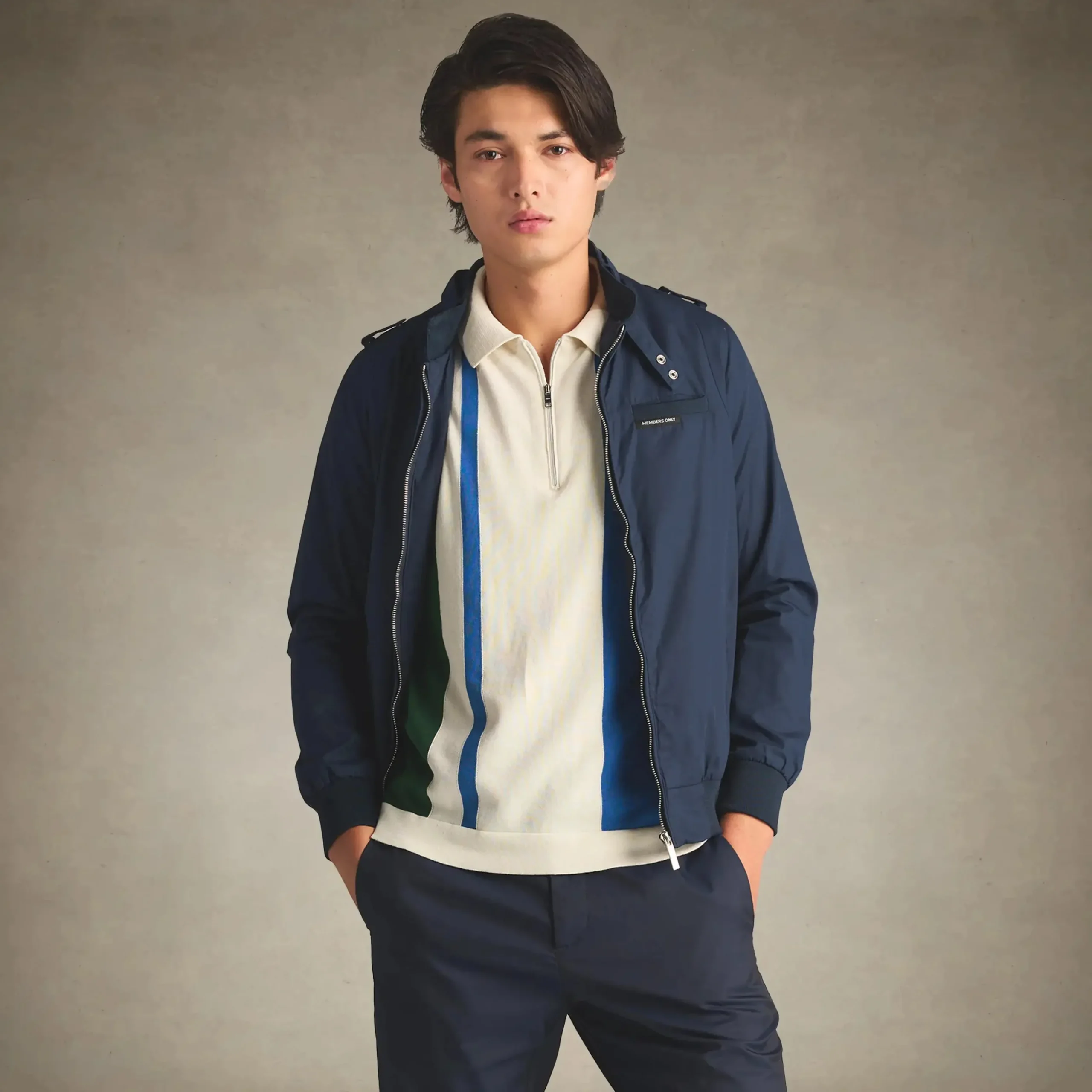 Men's Big & Tall Classic Iconic Racer Jacket