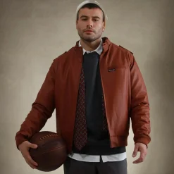 Men's Faux Leather Iconic Racer Jacket