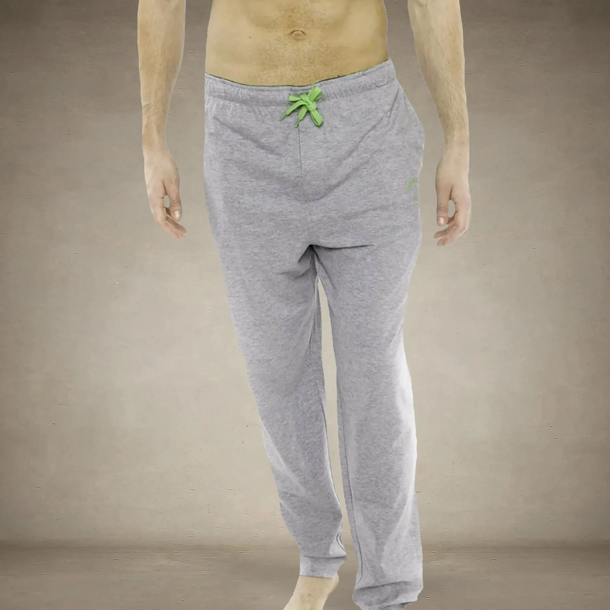 Men's Heather Contrast Elastic Sleep Pants - FINAL SALE