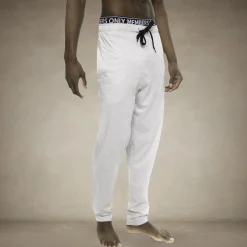 Men's Heather Contrast Elastic Sleep Pants - Grey Black - FINAL SALE