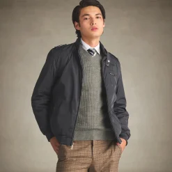 Men's Iconic Racer Quilted Lining Jacket