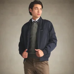 Men's Iconic Racer Quilted Lining Jacket