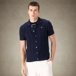 Men's JC Polo Cable Sweater