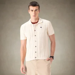 Men's JC Polo Cable Sweater