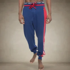 Men's Logo Leg Jersey Sleep Jogger - Royal - FINAL SALE