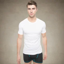 Men's 3PK Cotton Crew Neck T-Shirt - White - FINAL SALE