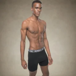 Men's 3PK Cotton Spandex Boxer Brief - Black/White/Grey - FINAL SALE