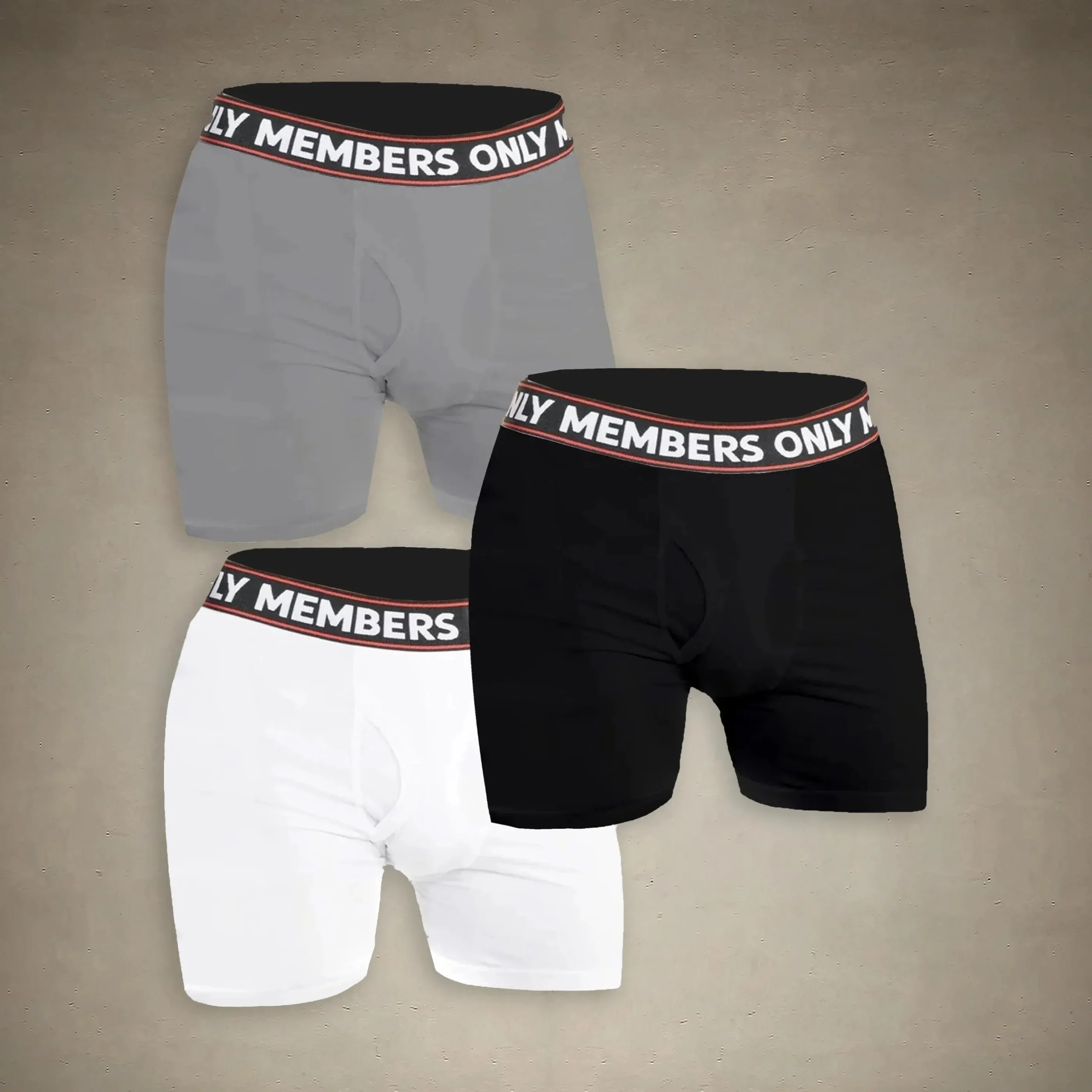 Men’s 3PK Poly Spandex Athletic Boxer Brief - FINAL SALE