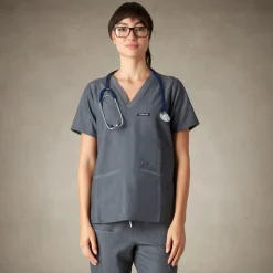 Palermo 4-Pocket Scrub Top