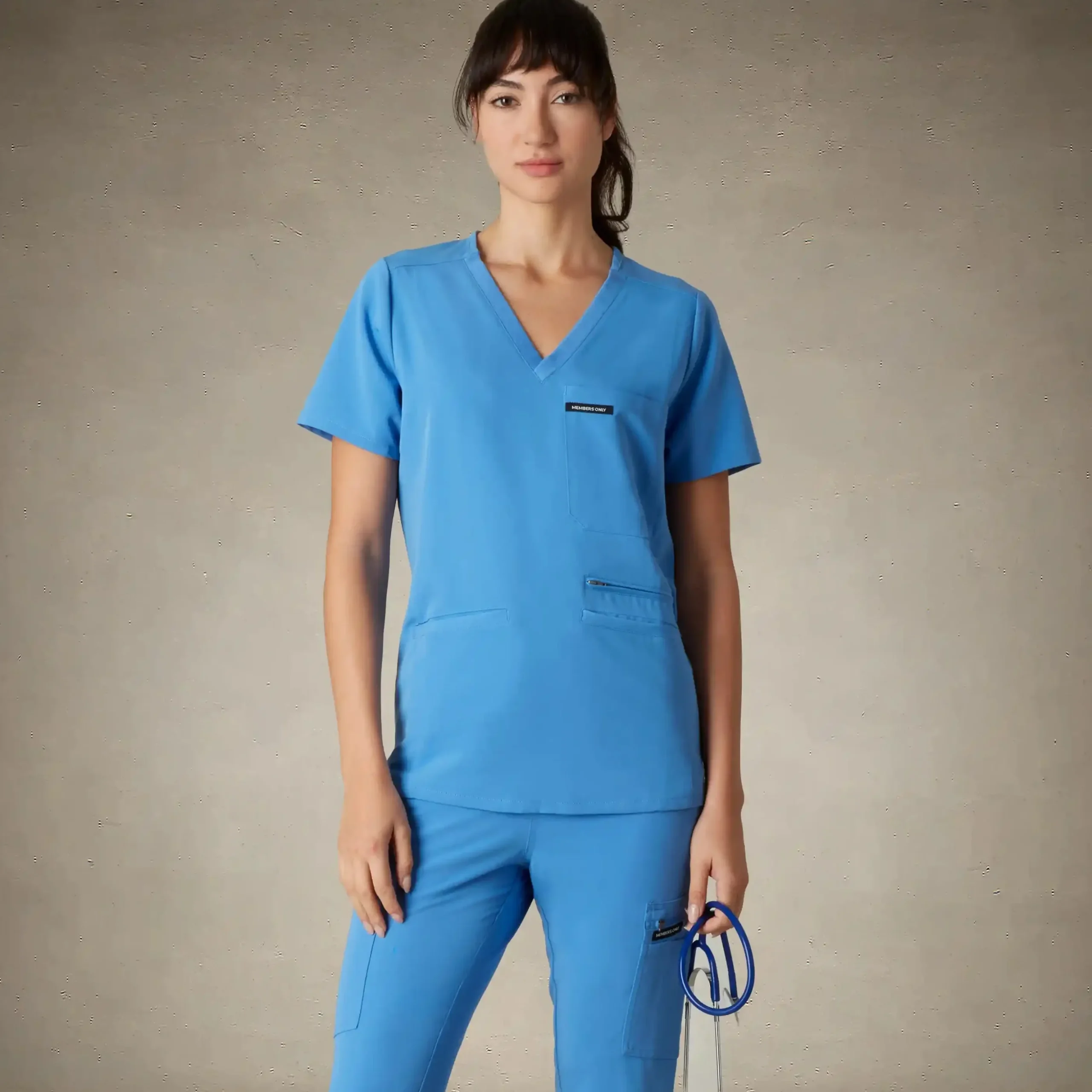 Palermo 4-Pocket Scrub Top