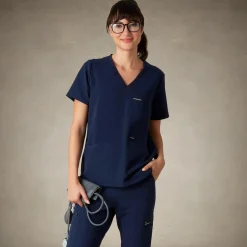 Palermo 4-Pocket Scrub Top