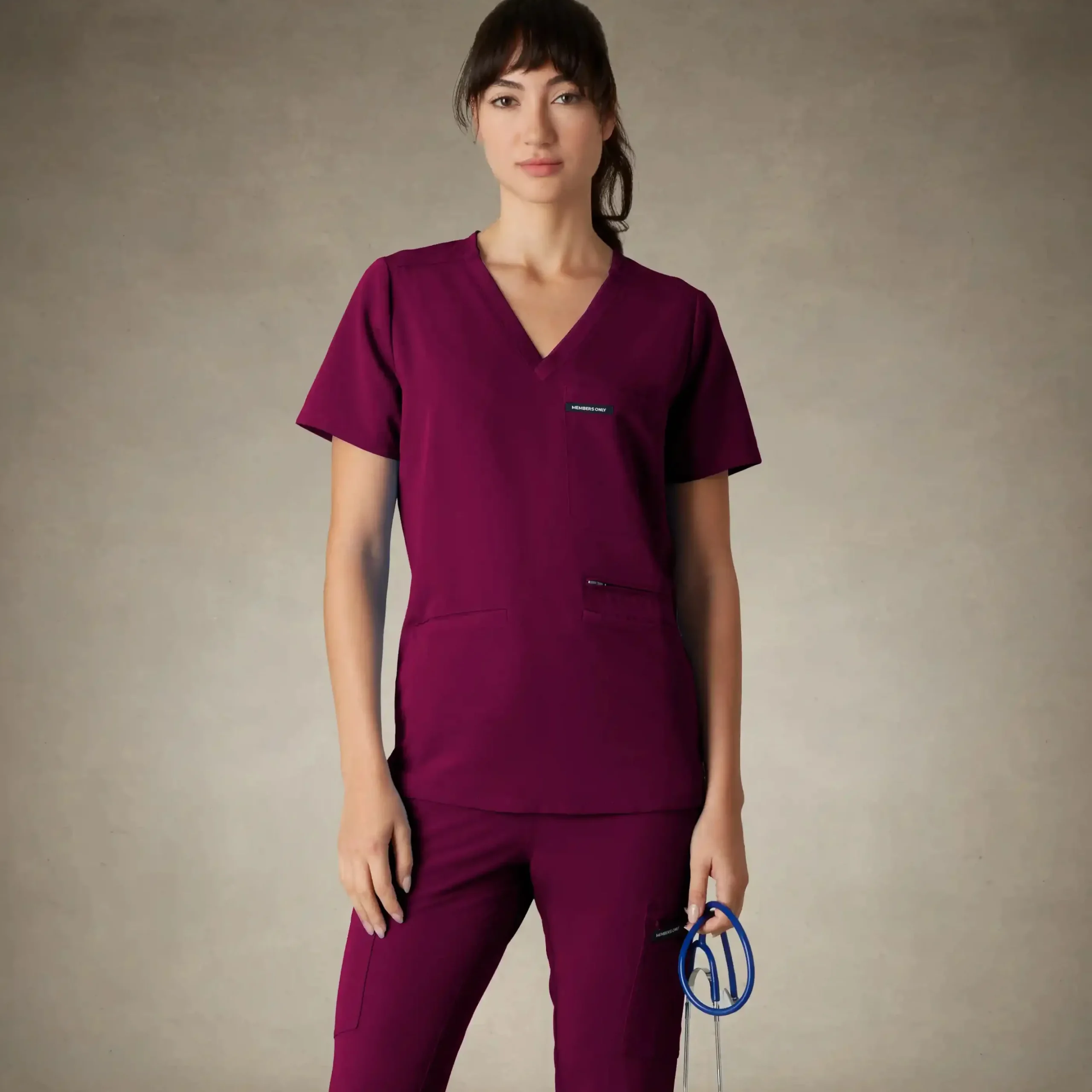 Palermo 4-Pocket Scrub Top
