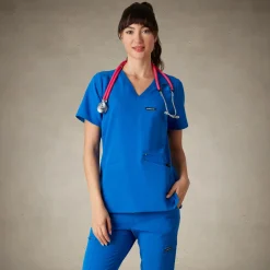 Palermo 4-Pocket Scrub Top