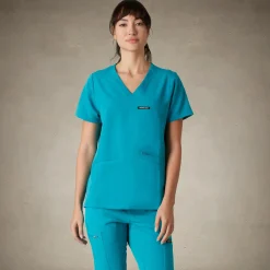 Palermo 4-Pocket Scrub Top