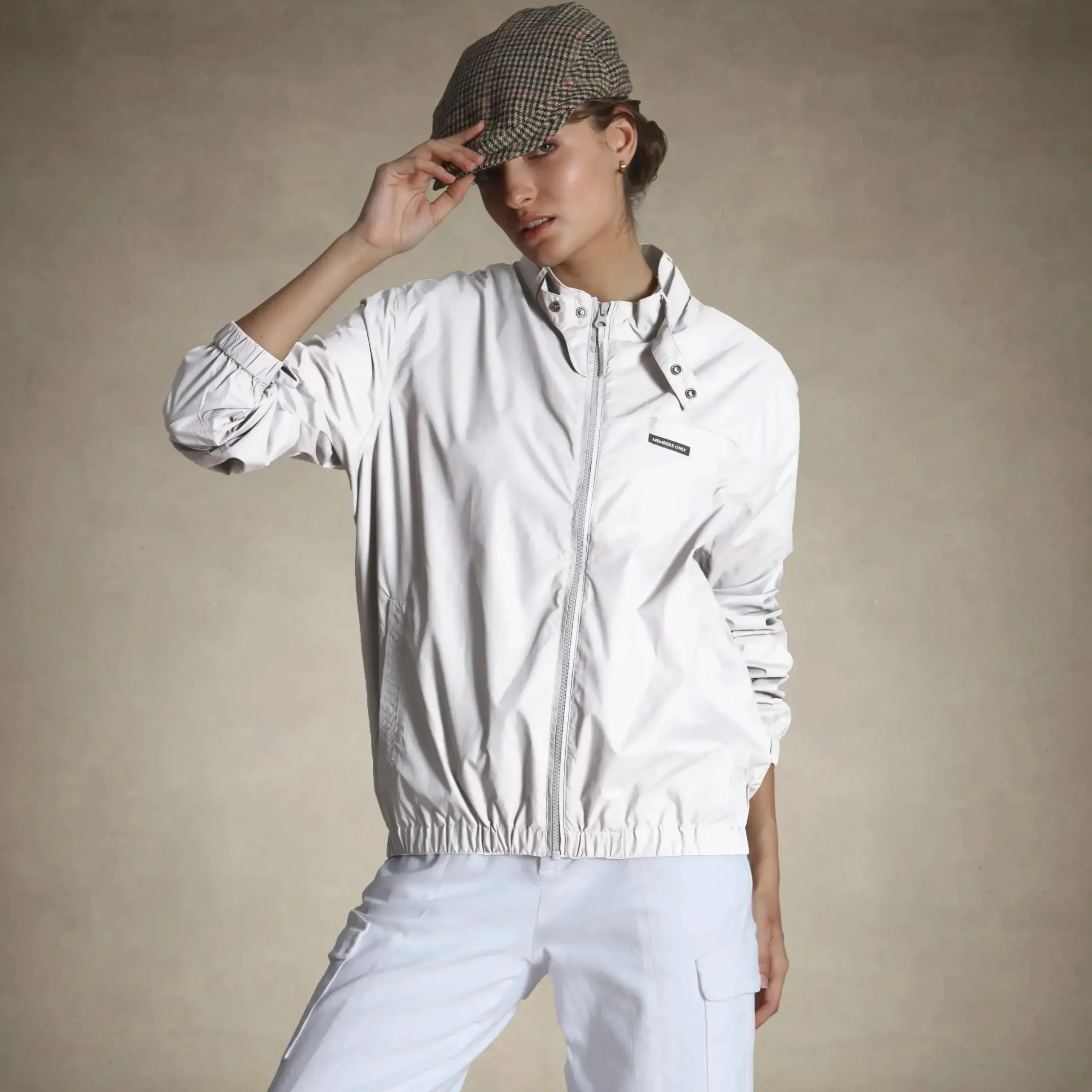 Women's Oversized Packable Windbreaker Jacket