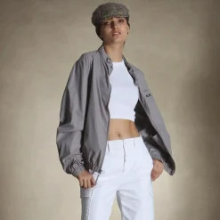 Women's Oversized Packable Windbreaker Jacket