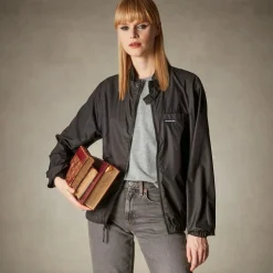 Women's Oversized Packable Windbreaker Jacket