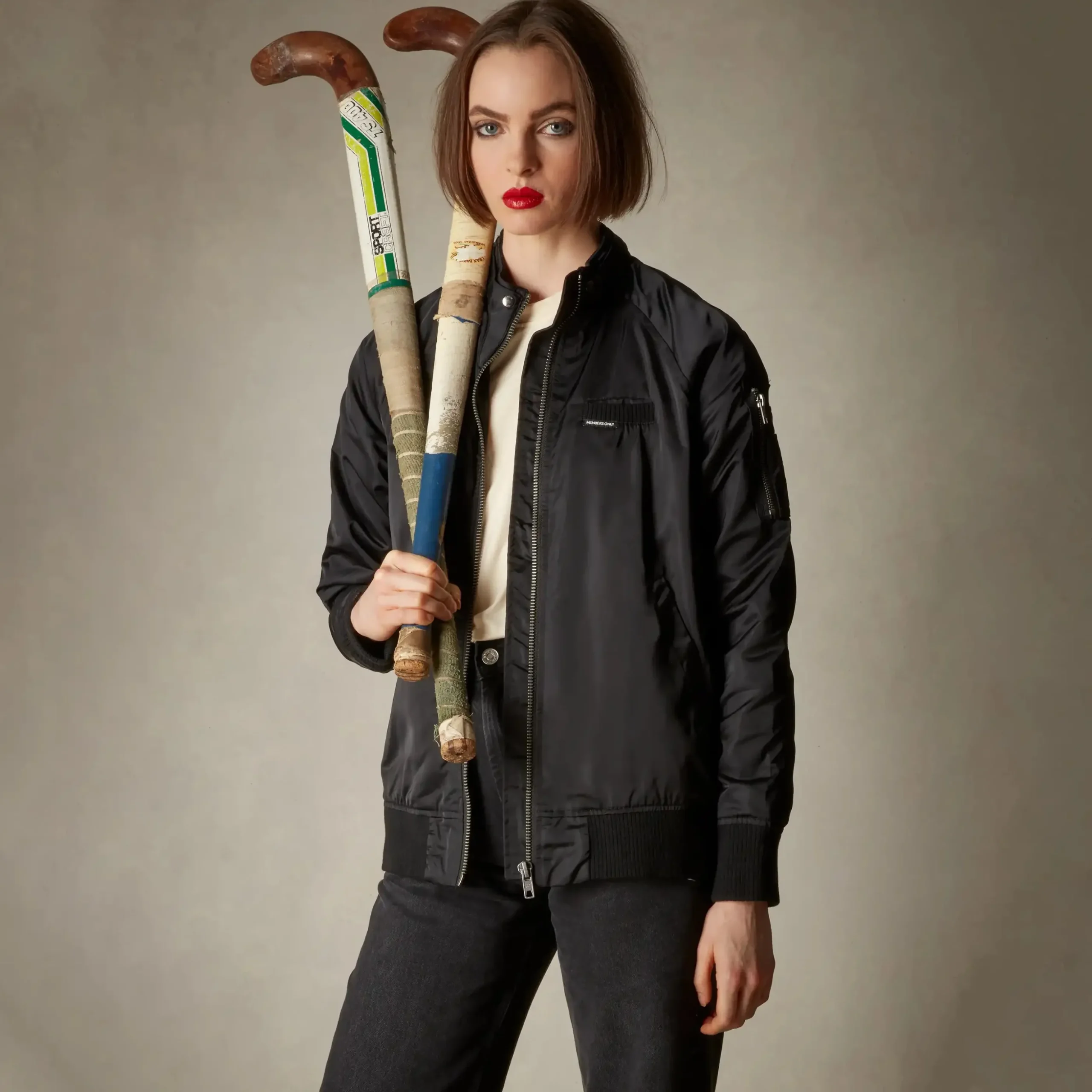 Women's Satin Bomber Jacket